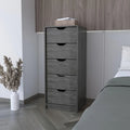 Slim Vertical 5-Drawer Dresser for Bedroom & Office