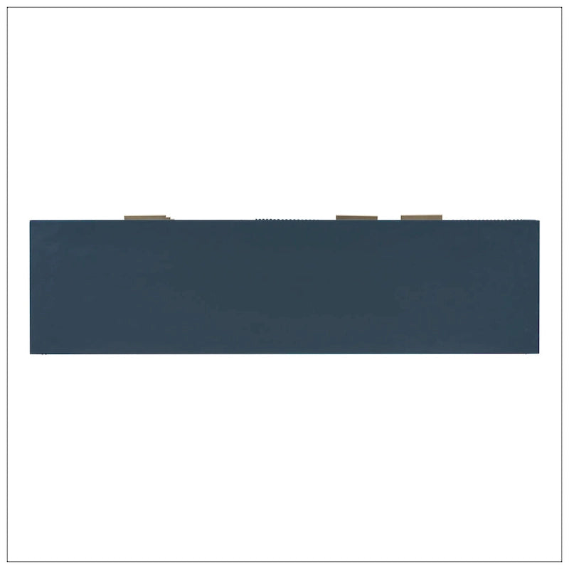 Wave-Pattern Sideboard with Storage Cabinets and Drawers