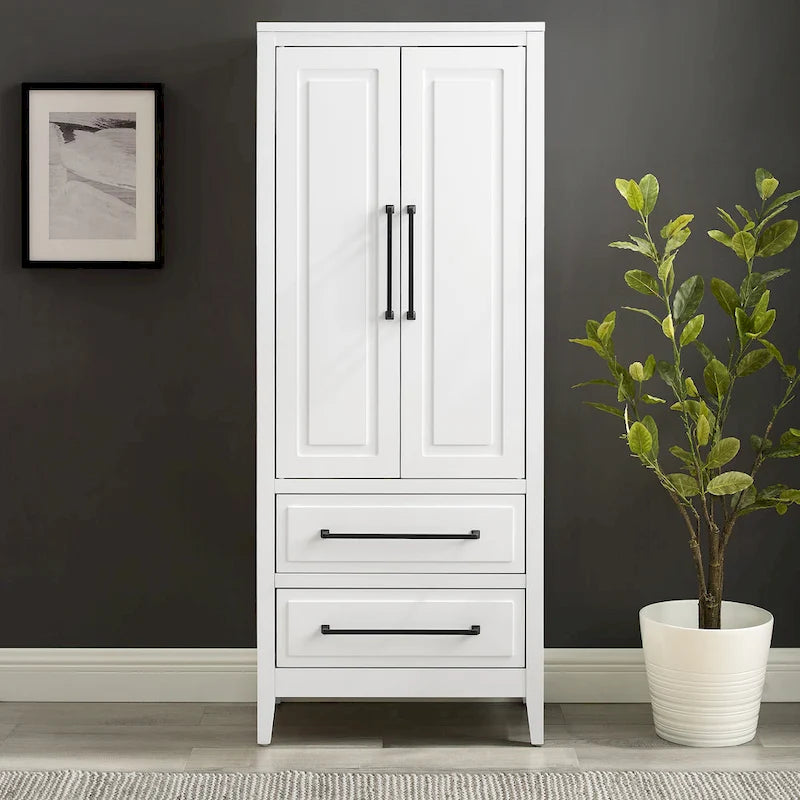 Freestanding Storage Pantry Cabinet with Adjustable Shelves & Drawers