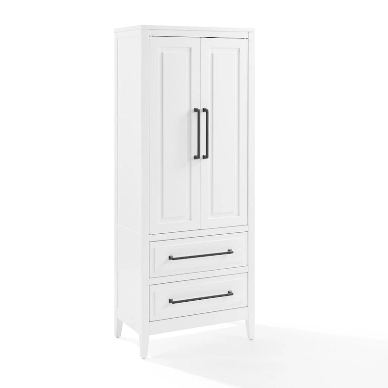 Freestanding Storage Pantry Cabinet with Adjustable Shelves & Drawers