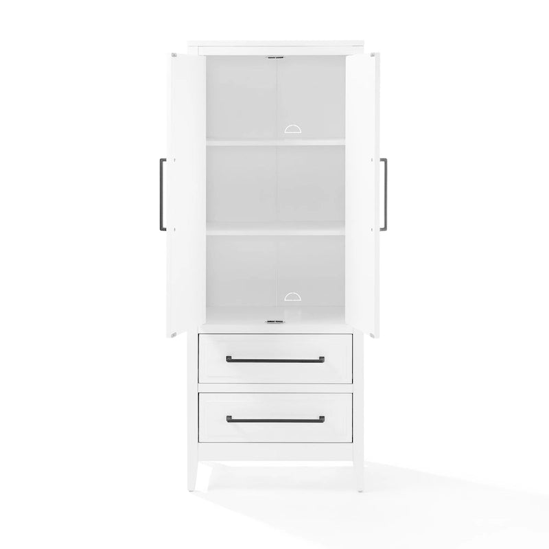 Freestanding Storage Pantry Cabinet with Adjustable Shelves & Drawers
