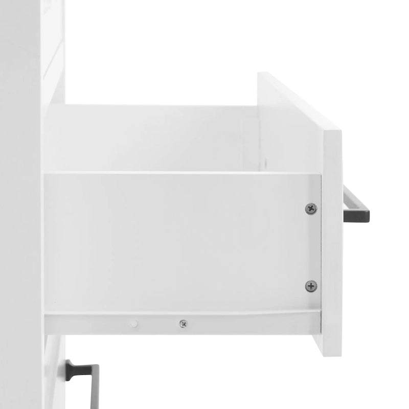 Freestanding Storage Pantry Cabinet with Adjustable Shelves & Drawers