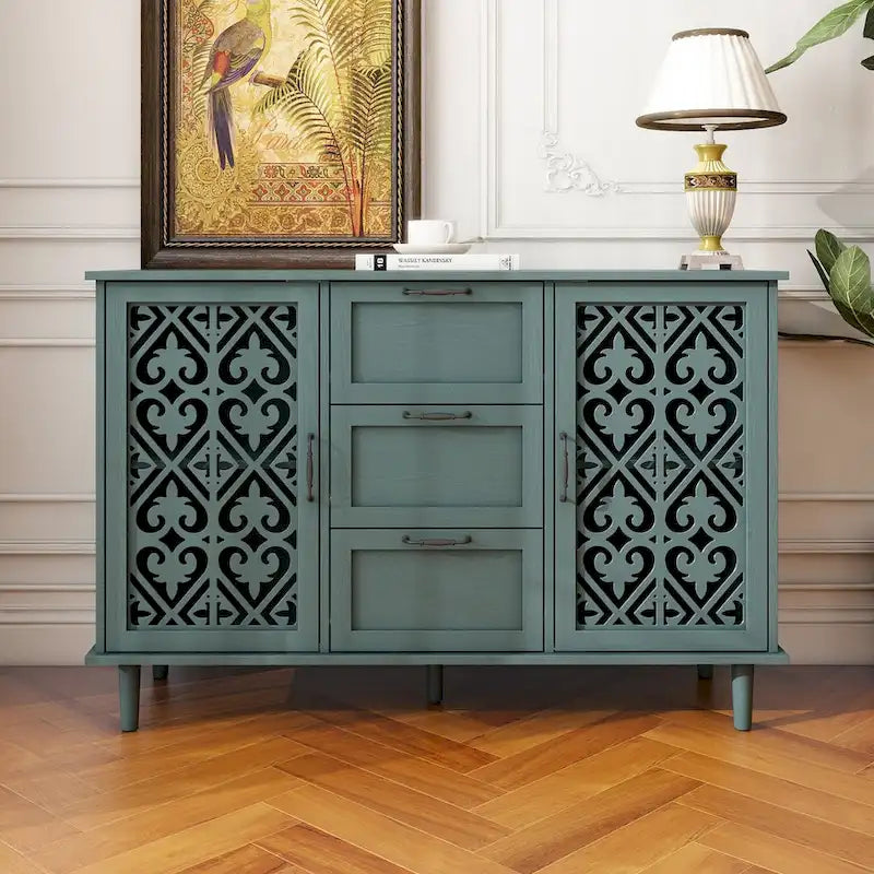 2 Door 3 Drawer Cabinet American Furniture Suitable for Bedroom - N/A