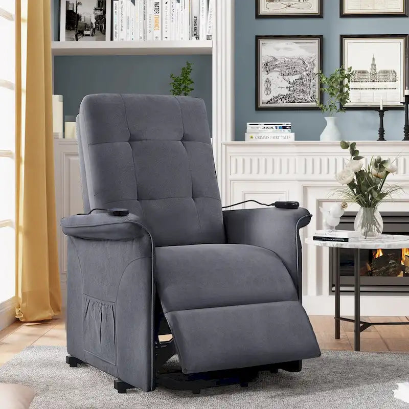 Electric Power Lift Recliner Chair with Massage Function & Remote Control