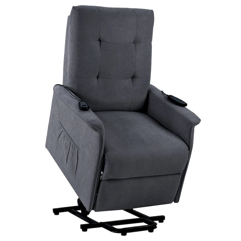 Electric Power Lift Recliner Chair with Massage Function & Remote Control