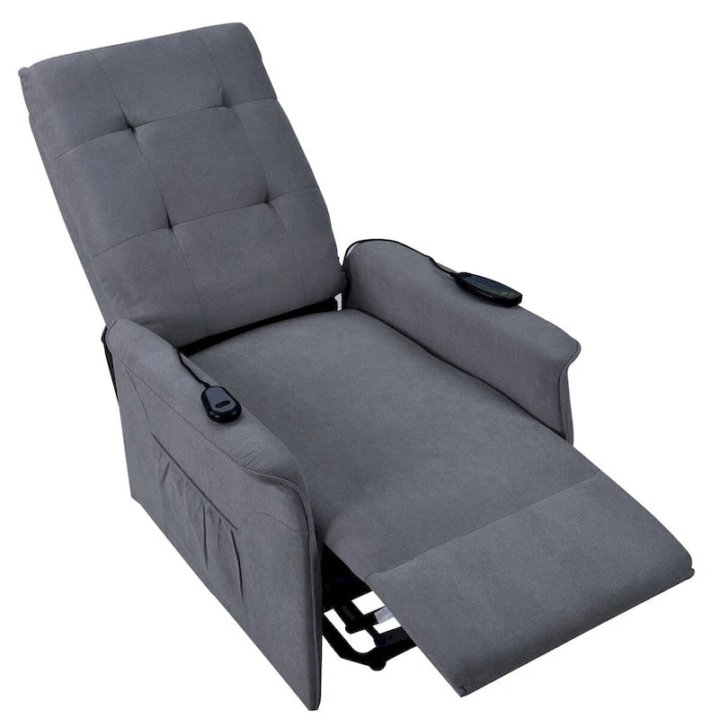 Electric Power Lift Recliner Chair with Massage Function & Remote Control