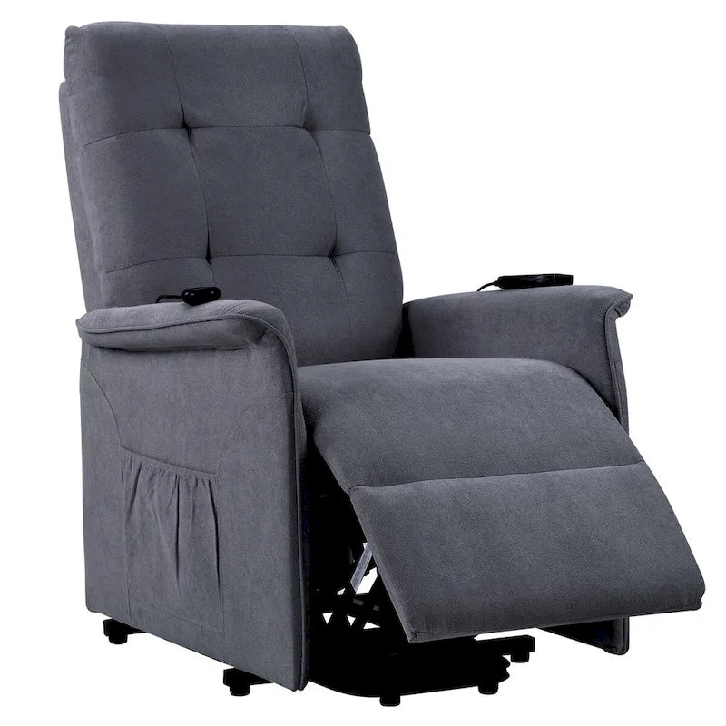 Electric Power Lift Recliner Chair with Massage Function & Remote Control