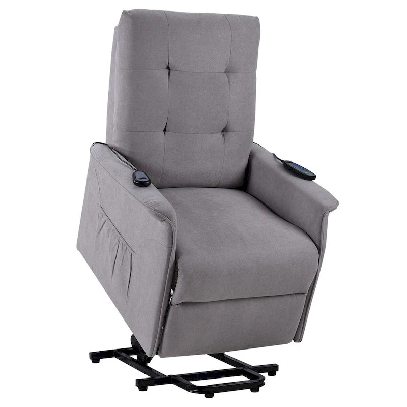 Electric Power Lift Recliner Chair with Massage Function & Remote Control