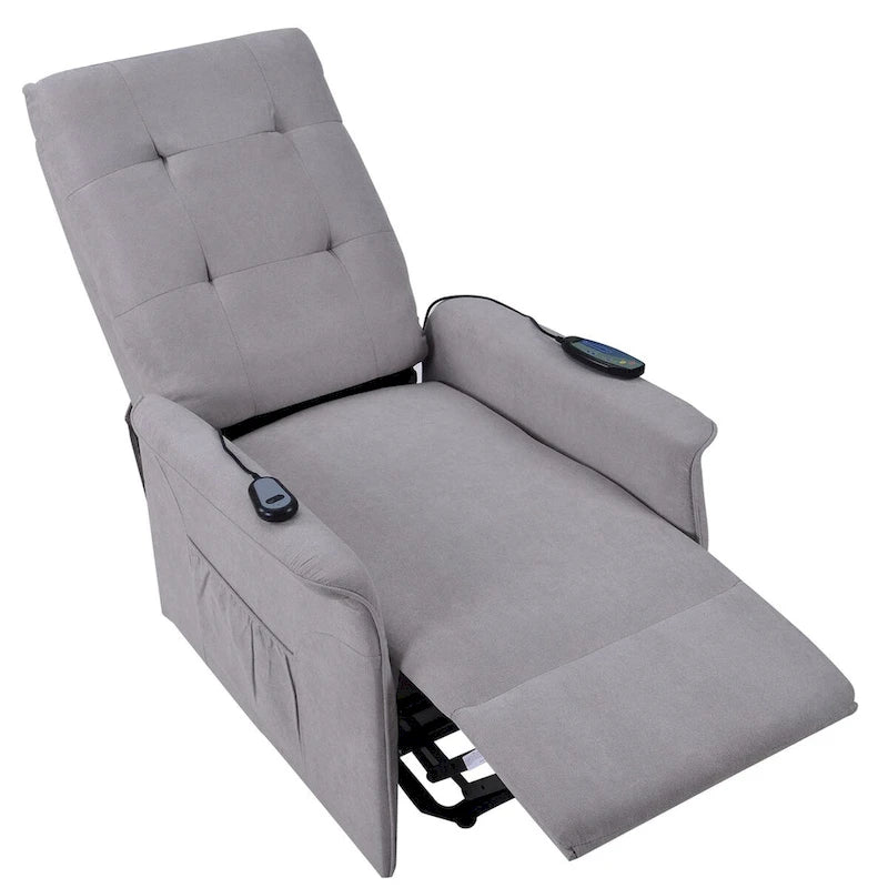 Electric Power Lift Recliner Chair with Massage Function & Remote Control