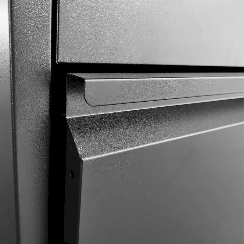 3-Drawer Steel Vertical File Cabinet with Lock & Full-Extension Drawers
