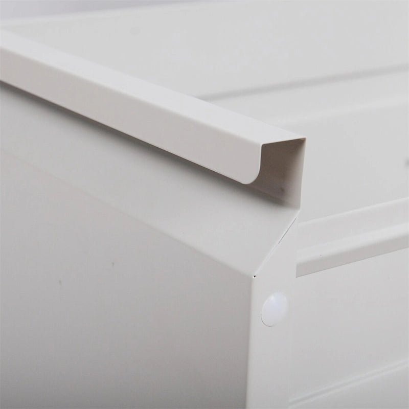 3-Drawer Steel Vertical File Cabinet with Lock & Full-Extension Drawers