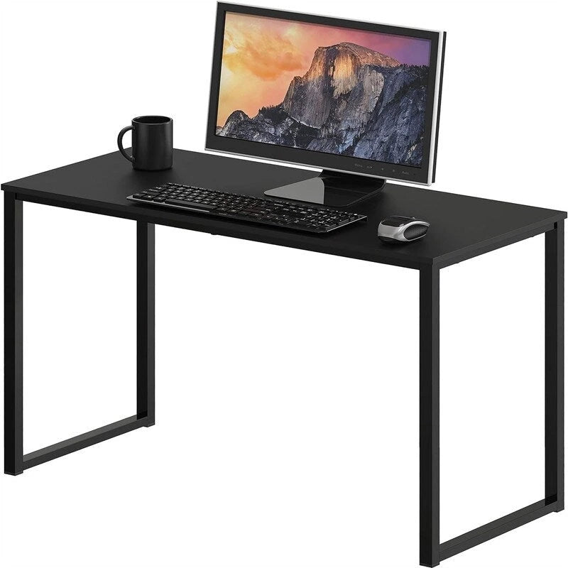 32-Inch Compact Computer Desk with Steel Frame for Home Office and Bedroom