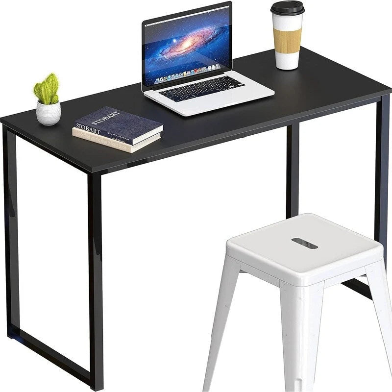 32-Inch Compact Computer Desk with Steel Frame for Home Office and Bedroom