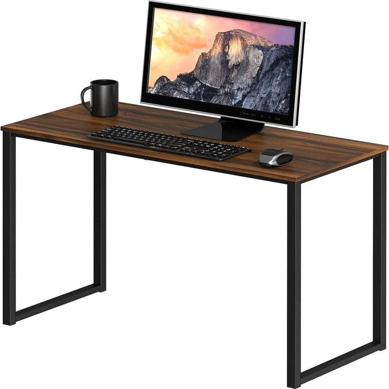 32-Inch Compact Computer Desk with Steel Frame for Home Office and Bedroom