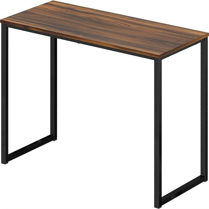 32-Inch Compact Computer Desk with Steel Frame for Home Office and Bedroom