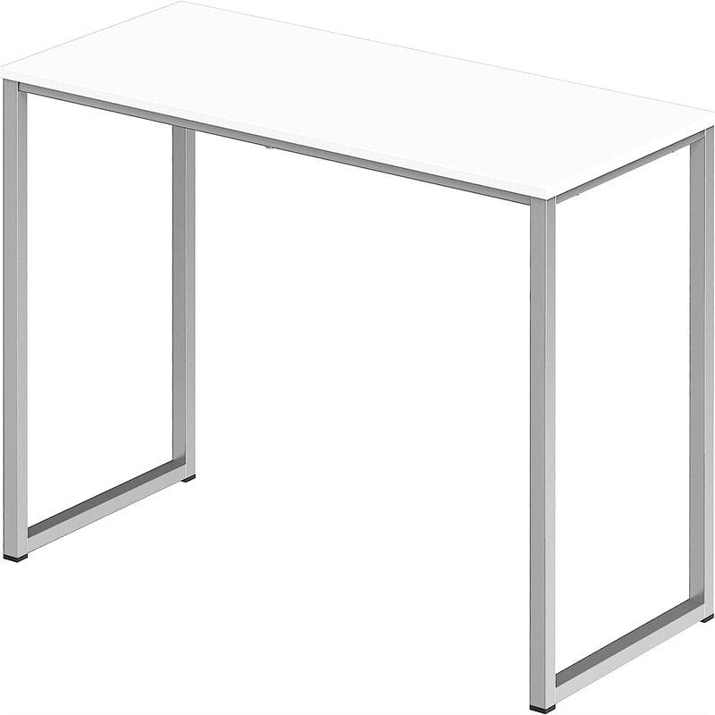 32-Inch Compact Computer Desk with Steel Frame for Home Office and Bedroom