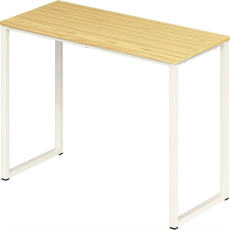 32-Inch Compact Computer Desk with Steel Frame for Home Office and Bedroom