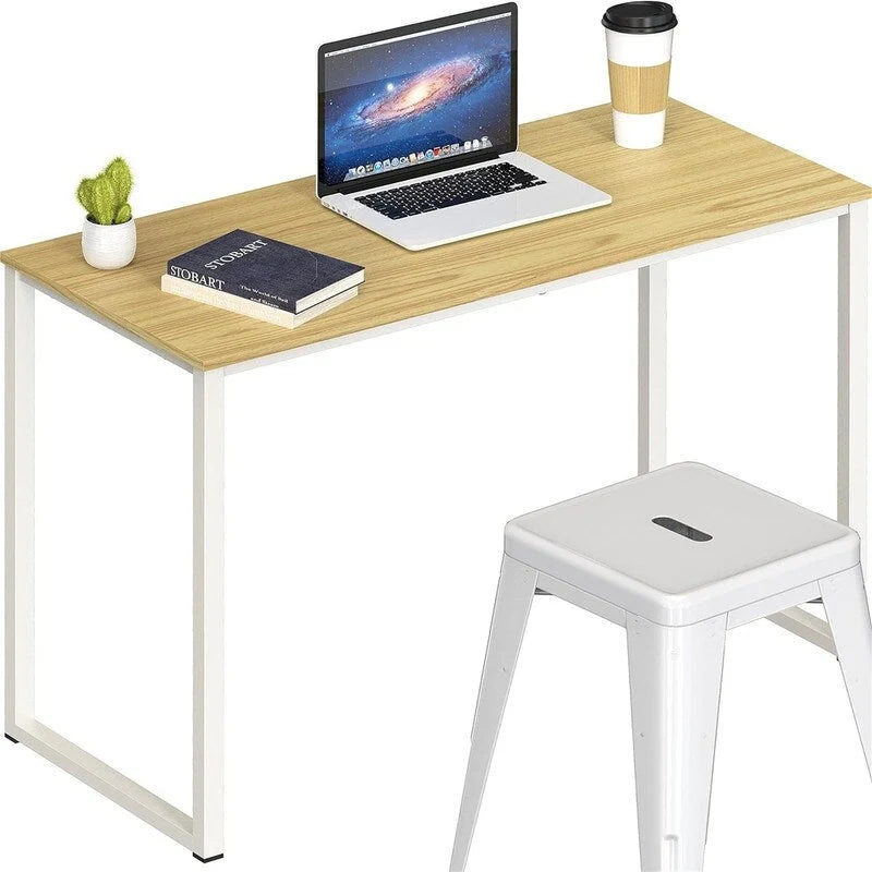 32-Inch Compact Computer Desk with Steel Frame for Home Office and Bedroom