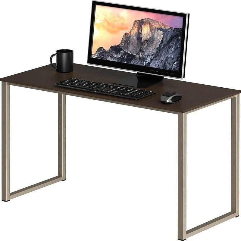 32-Inch Compact Computer Desk with Steel Frame for Home Office and Bedroom