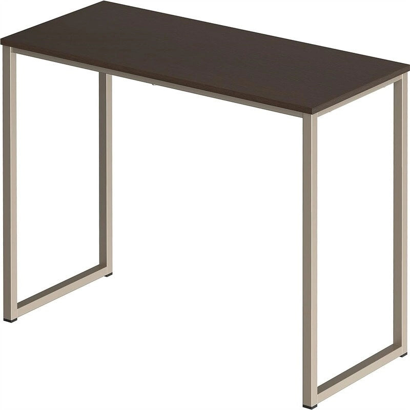 32-Inch Compact Computer Desk with Steel Frame for Home Office and Bedroom