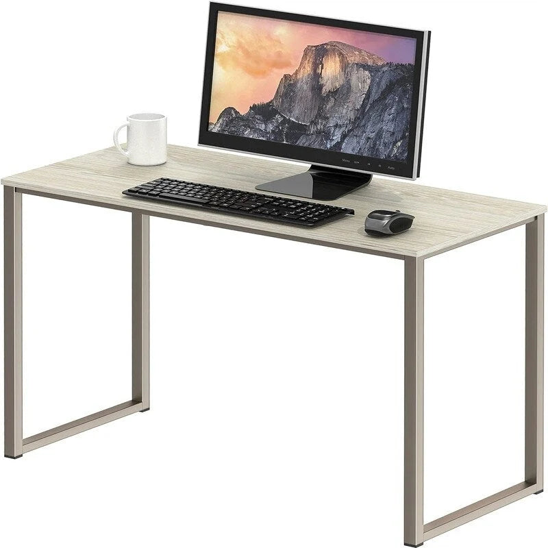 32-Inch Compact Computer Desk with Steel Frame for Home Office and Bedroom