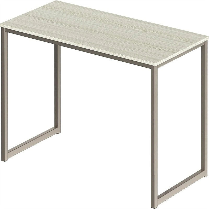 32-Inch Compact Computer Desk with Steel Frame for Home Office and Bedroom