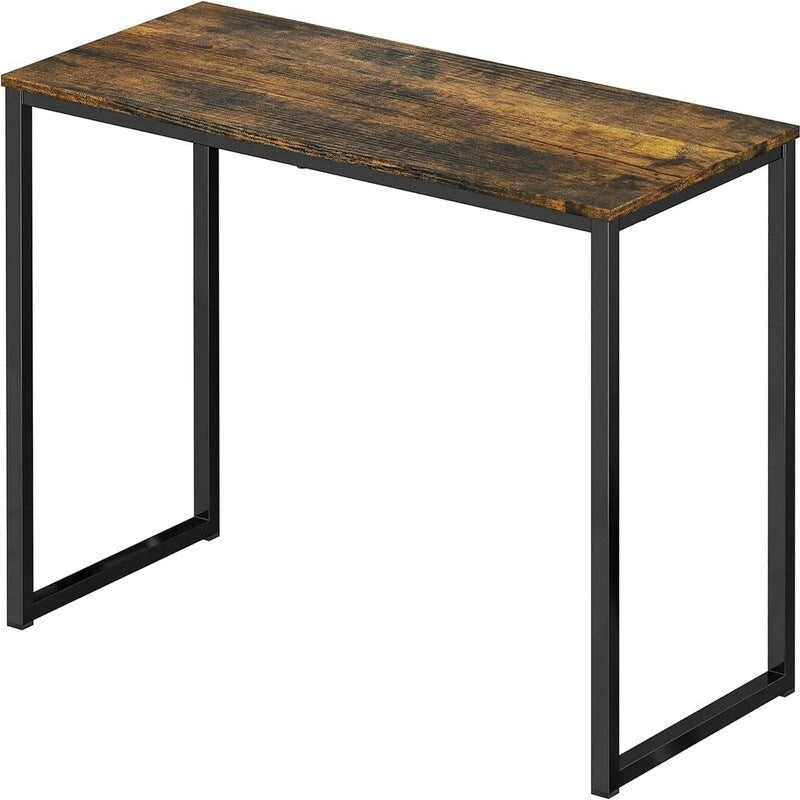 32-Inch Compact Computer Desk with Steel Frame for Home Office and Bedroom