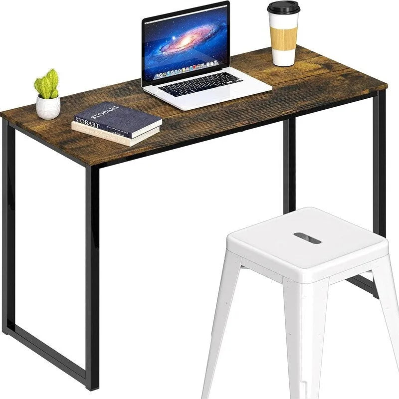 32-Inch Compact Computer Desk with Steel Frame for Home Office and Bedroom