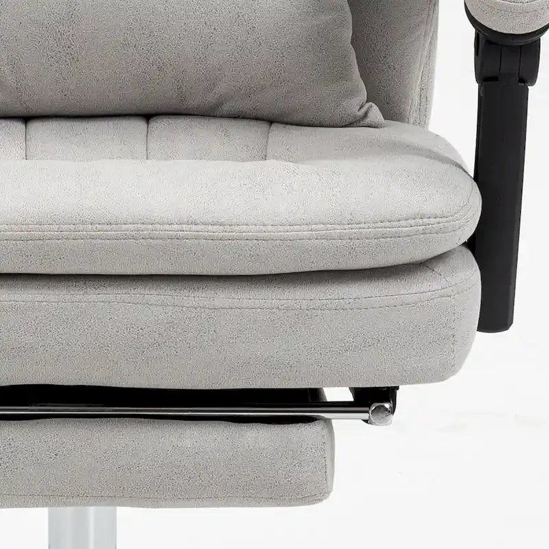 Executive Massage Reclining Office Chair with Lumbar Heat & Footrest