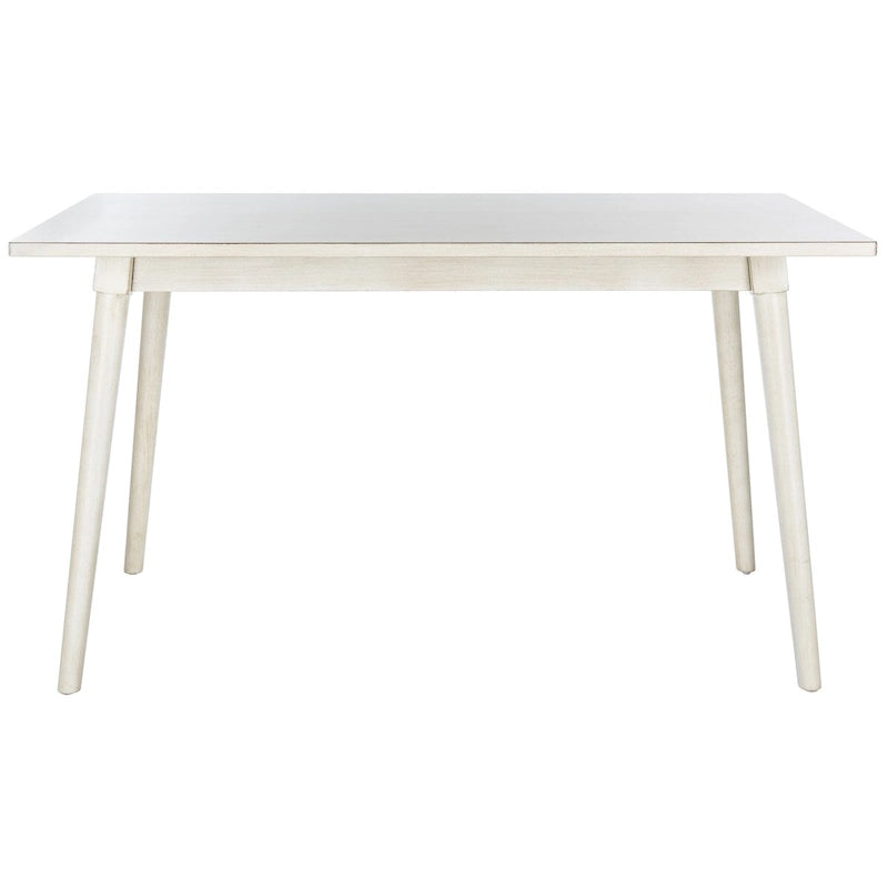 55-Inch Rectangular Dining Table with Classic Warm Finish for 4 to 6