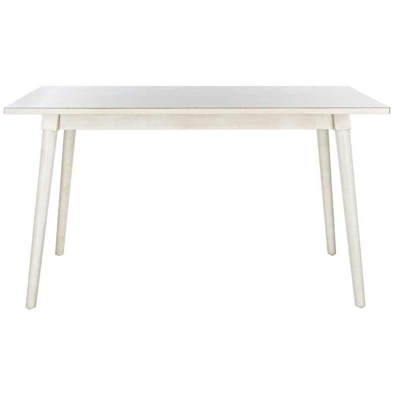 55-Inch Rectangular Dining Table with Classic Warm Finish for 4 to 6