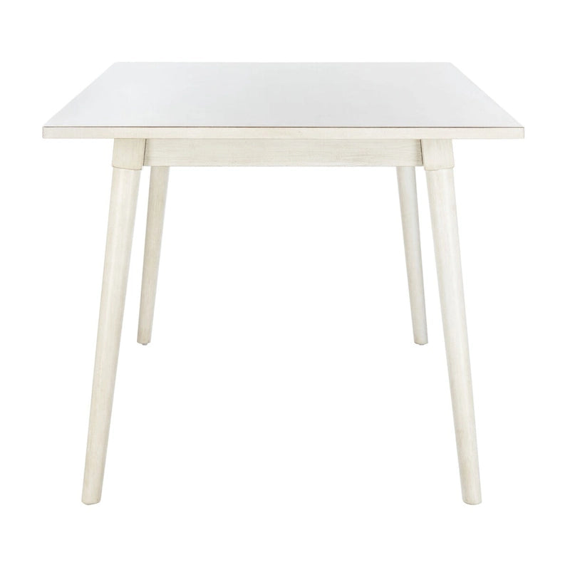 55-Inch Rectangular Dining Table with Classic Warm Finish for 4 to 6